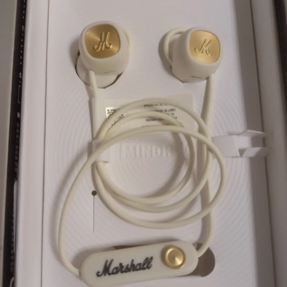 LOT OF 3 SETS OF MARSHALL MINOR 2 BT WIRELESS EARPHONES