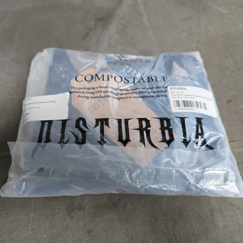 DISTURBIA PEASEBLOSSOM CELESTIAL SMOKED WAIST TOP – UK12 