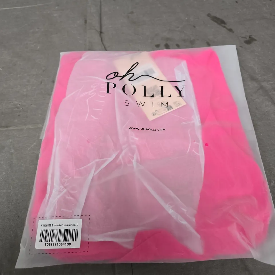 OH POLLY SWIM FUCHSIA PINK WOMEN'S SWIMWEAR – SIZE UK S