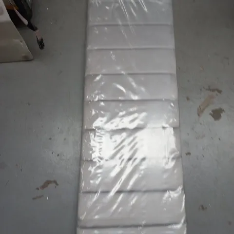 GREY VELVET HEADBOARD 5FT WIDE