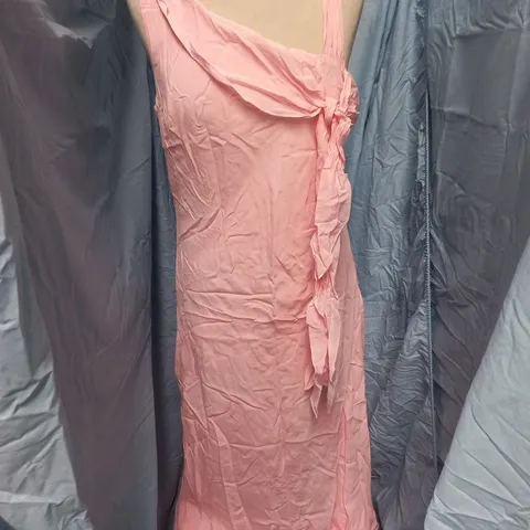NOBODYS CHILD BRIDESMAID GARDENIA MIDAXI DRESS IN PINK - UK 12