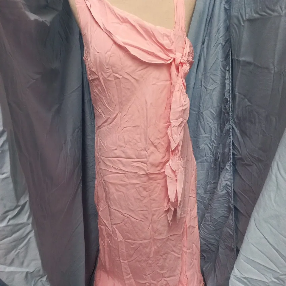 NOBODYS CHILD BRIDESMAID GARDENIA MIDAXI DRESS IN PINK - UK 12