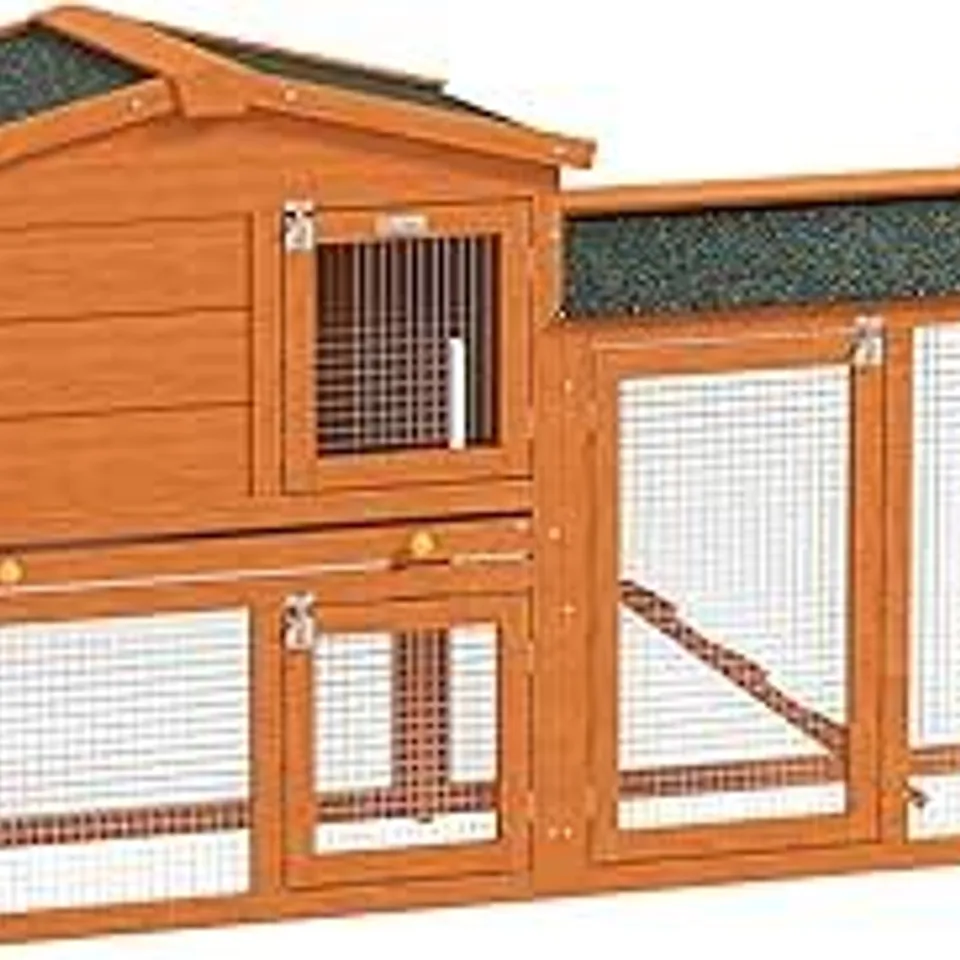 BOXED WEATHER RESISTANT RABBIT HUTCH (1 BOX)