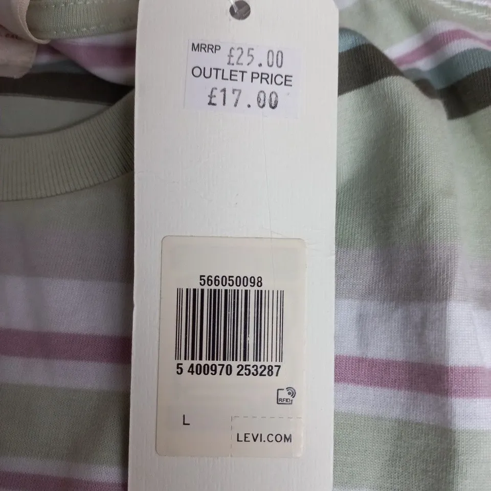 LEVI'S STRIPED T-SHIRT – SIZE L