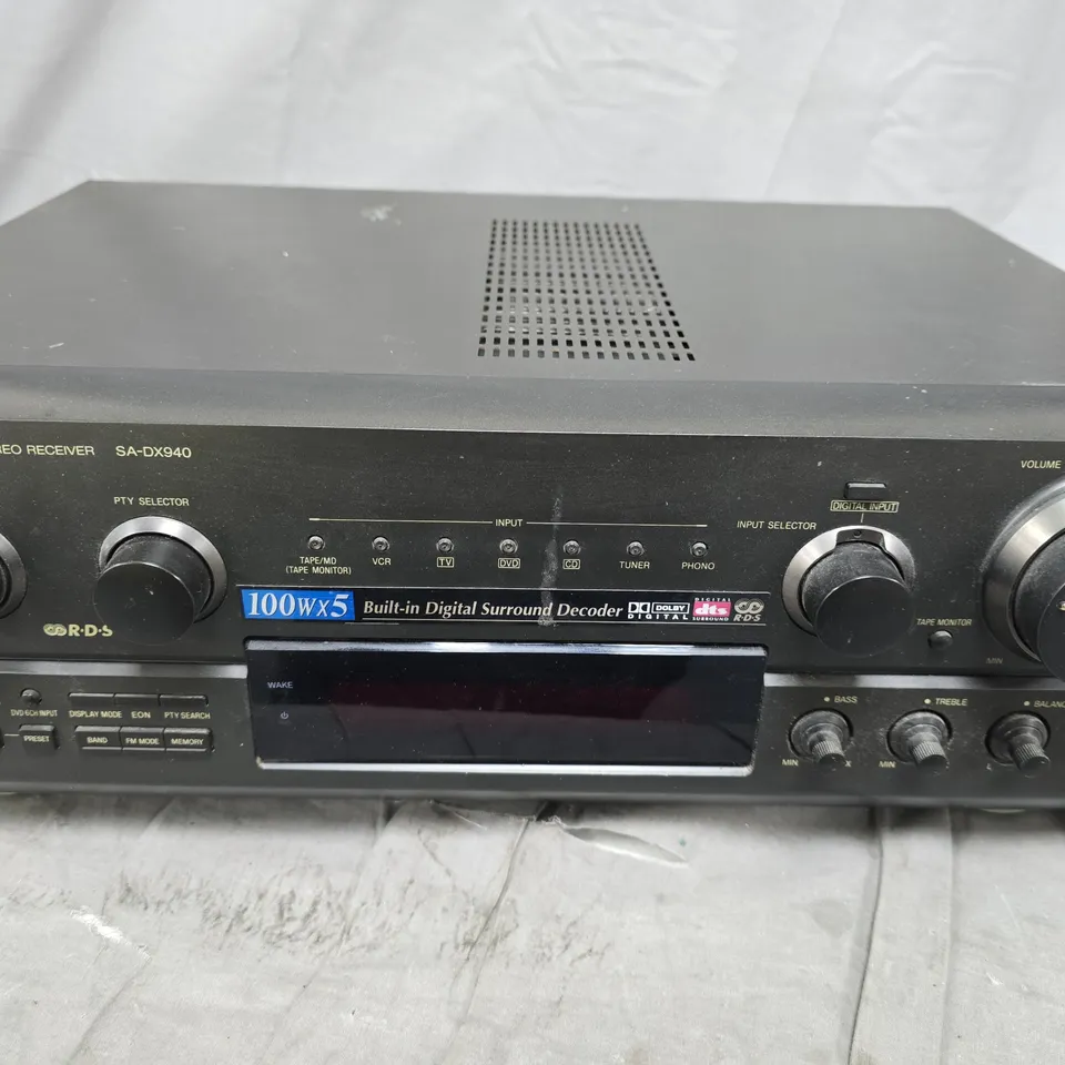 TECHNICS AV CONTROL STEREO RECEIVER SA-DX940