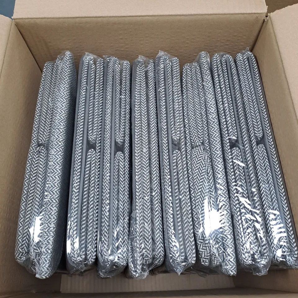BOX OF APPROXIMATELY 9 OCEANHOME STORAGE BOXES - GREY