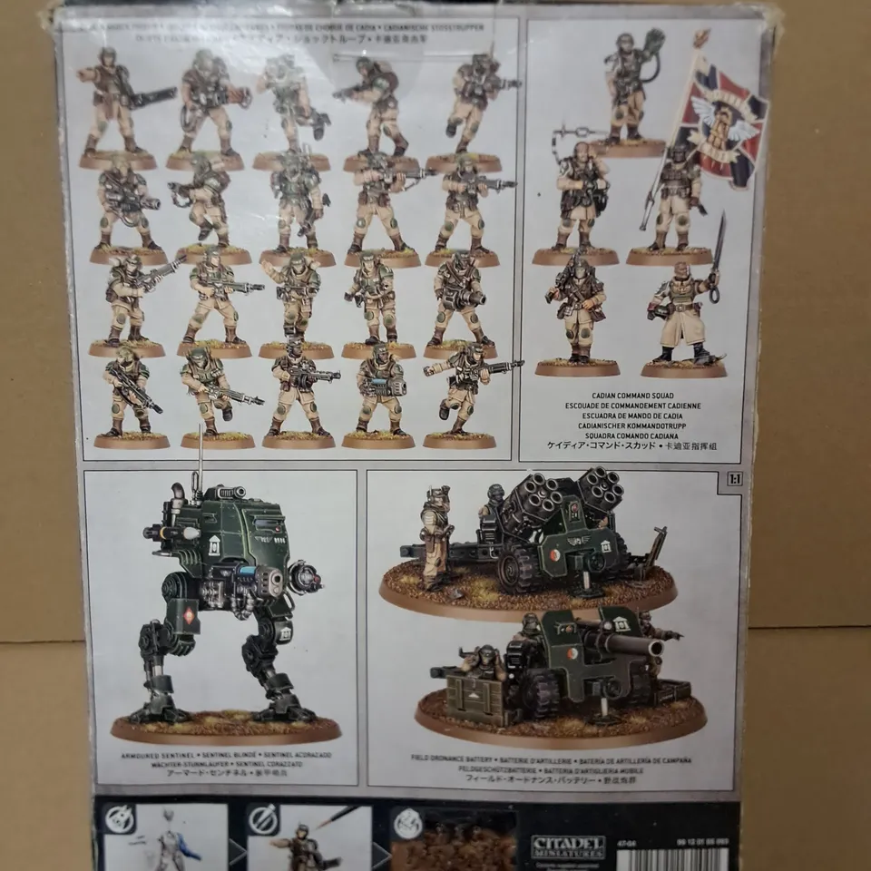 BOXED WARHAMMER 40,000 COMBAT PATROL ASTRA MILITARIUM