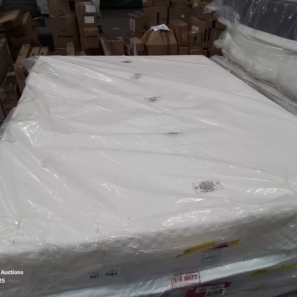 QUALITY BAGGED AND ROLLED SILENTNIGHT 7-ZONE 5FT KING SIZE MEMORY FOAM MATTRESS 