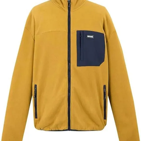 BRAND NEW REGATTA MENS FRANKIE FULL ZIP FLEECE JACKET IN CUMIN SIZE SMALL