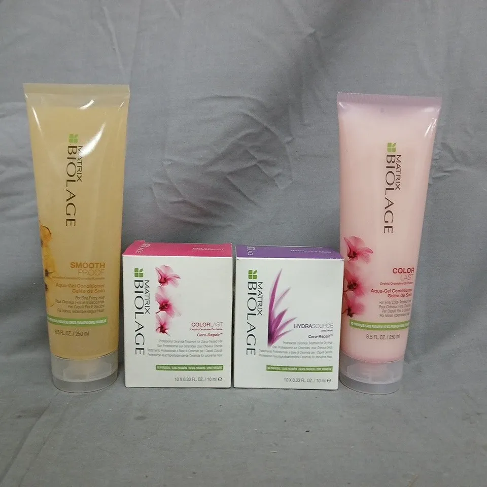 BOX OF APPROXIMATELY 10 ASSORTED MATRIX BIOLAGE COSMETIC ITEMS - COLLECTION ONLY