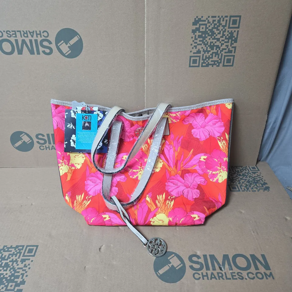 KENZO COLLECTION MAROQUINERIE IRIS FUCHSIA BAG BOXED WITH TAGS