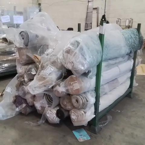 STILLAGE OF APPROXIMATELY 20 QUALITY DESIGNER RUGS