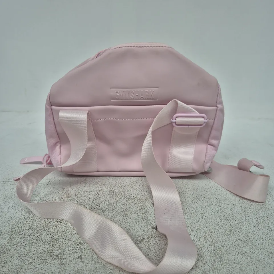 GYMSHARK PINK MINI CROSSBODY BAG WITH ADJUSTABLE STRAP