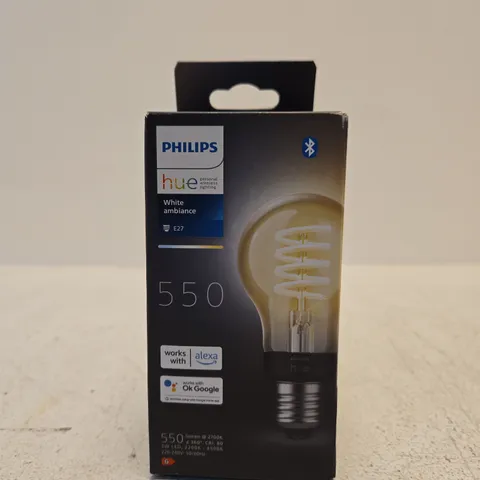 PHILIPS HUE WHITE AMBIANCE E27 LED BULB 550LM – BOXED