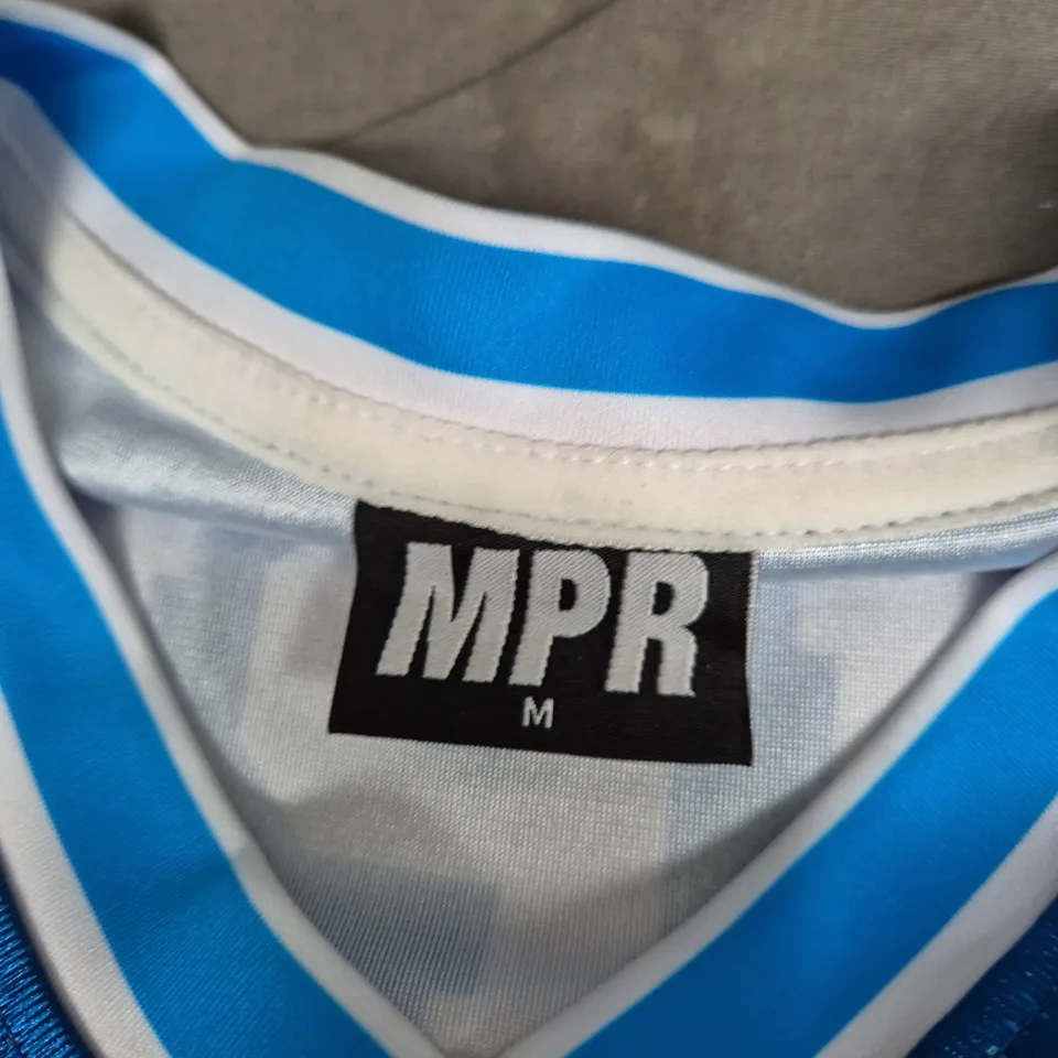 MPR BLUE FOOTBALL JERSEY – NUMBER 55, MEDIUM