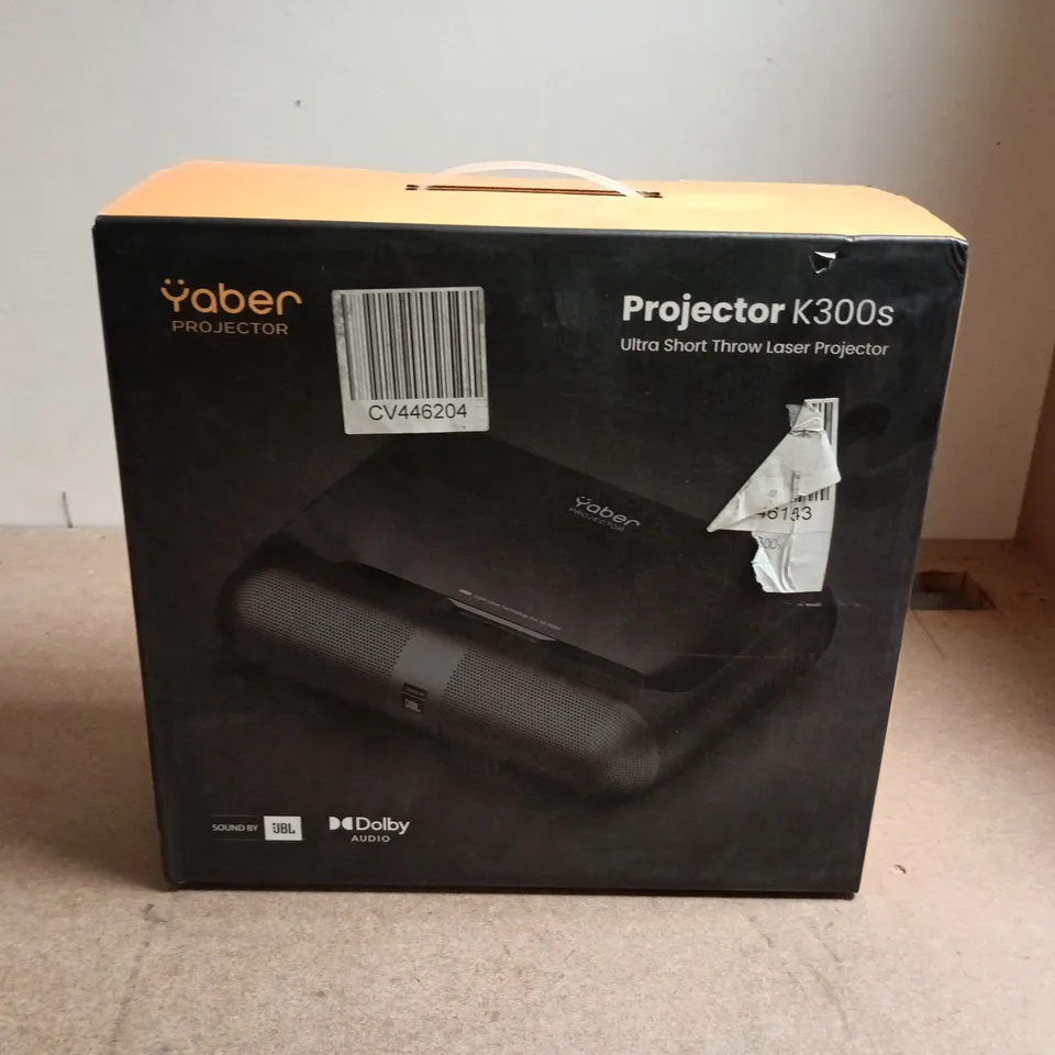 YABER PROJECTOR K300S ULTRA SHORT THROW LASER PROJECTOR – BOXED
