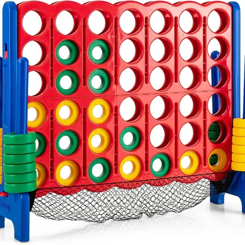 BOXED COSTWAY 4-TO-SCORE 4 IN A ROW GIANT GAME SET
