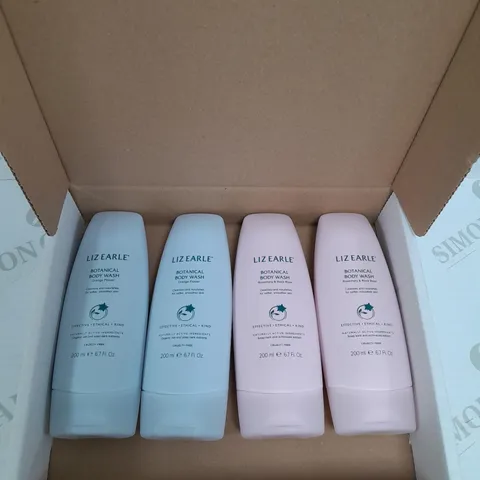 LIZ EARLE BOTANICAL BODY WASH, ROSEMARY AND ROCK ROSE..ORANGE FLOWER