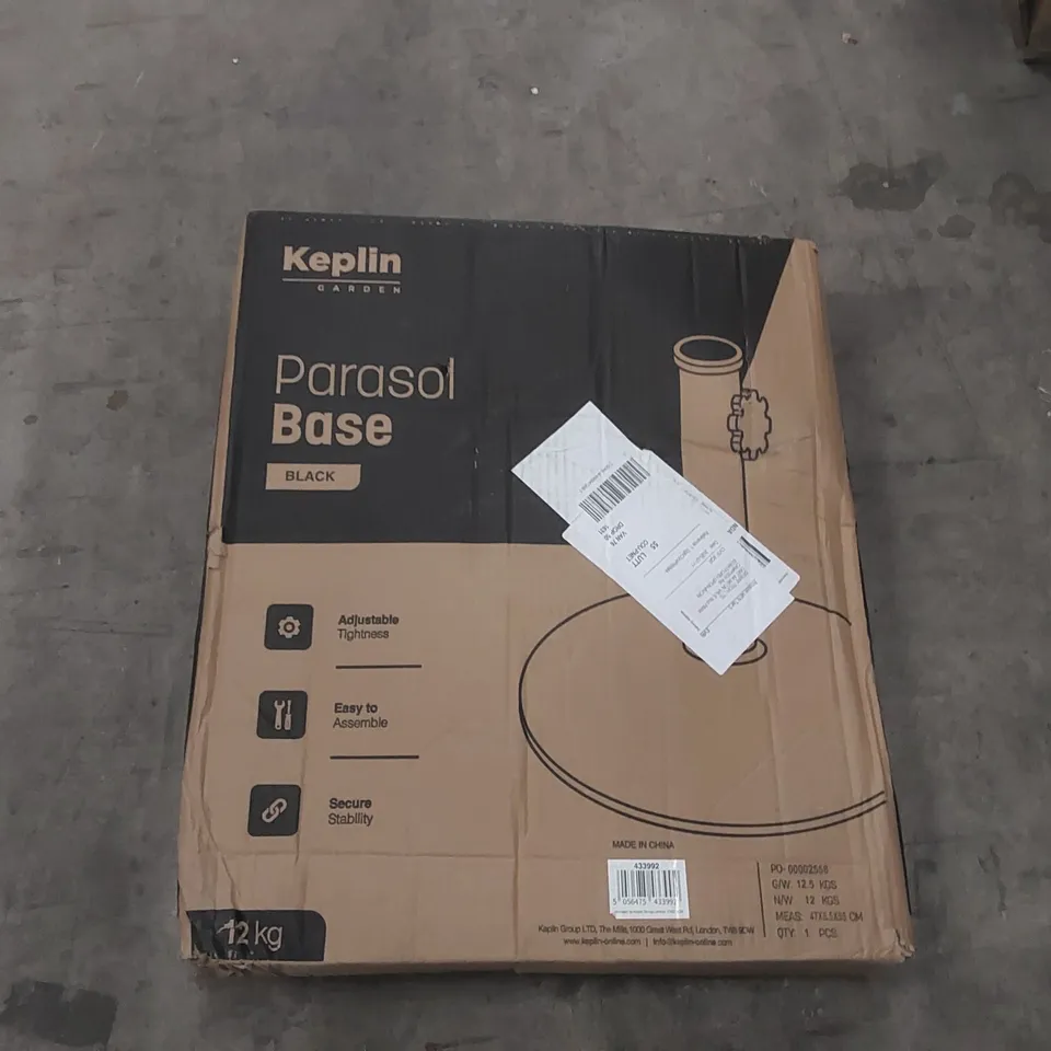 BOXED KEPLIN GARDEN PARASOL BASE