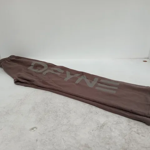 DFYNE SIGNATURE WIDE LEG JOGGER TRUFFLE SMALL