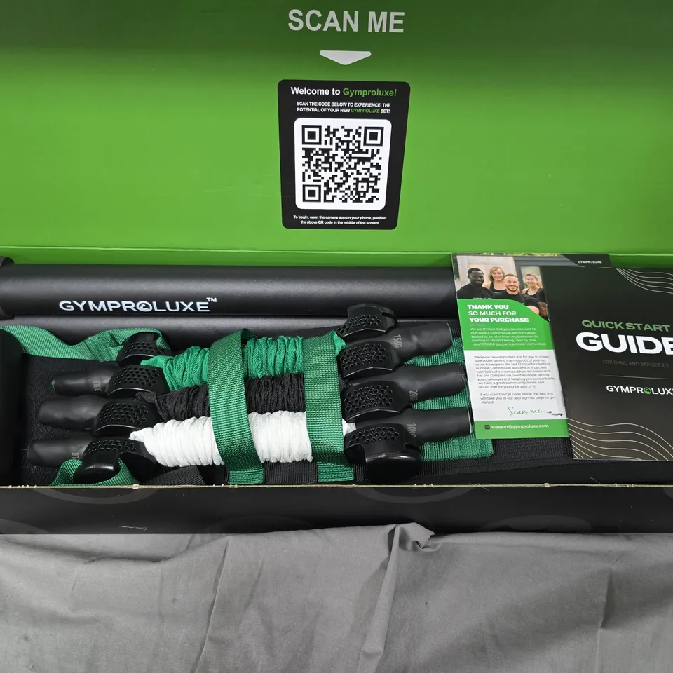 GYMPROLUXE BAND AND BAR SET 2.0