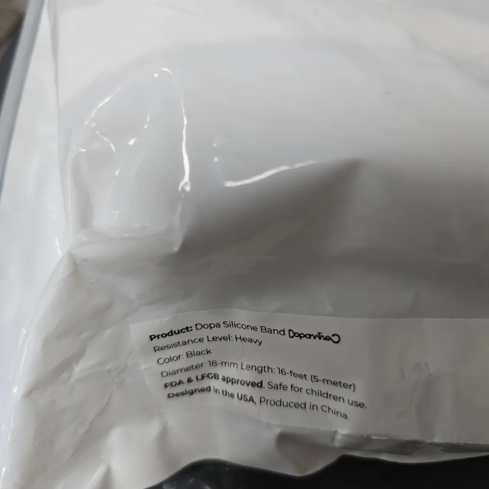 DOPA SILICONE RESISTANCE BAND – BLACK, HEAVY