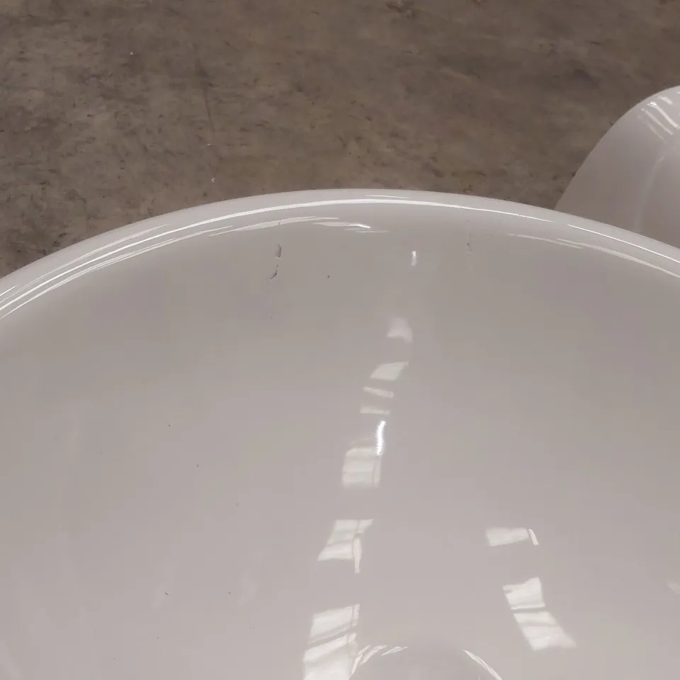 BOXED SAKER STONE PEDESTAL BASIN (2 BOXES)