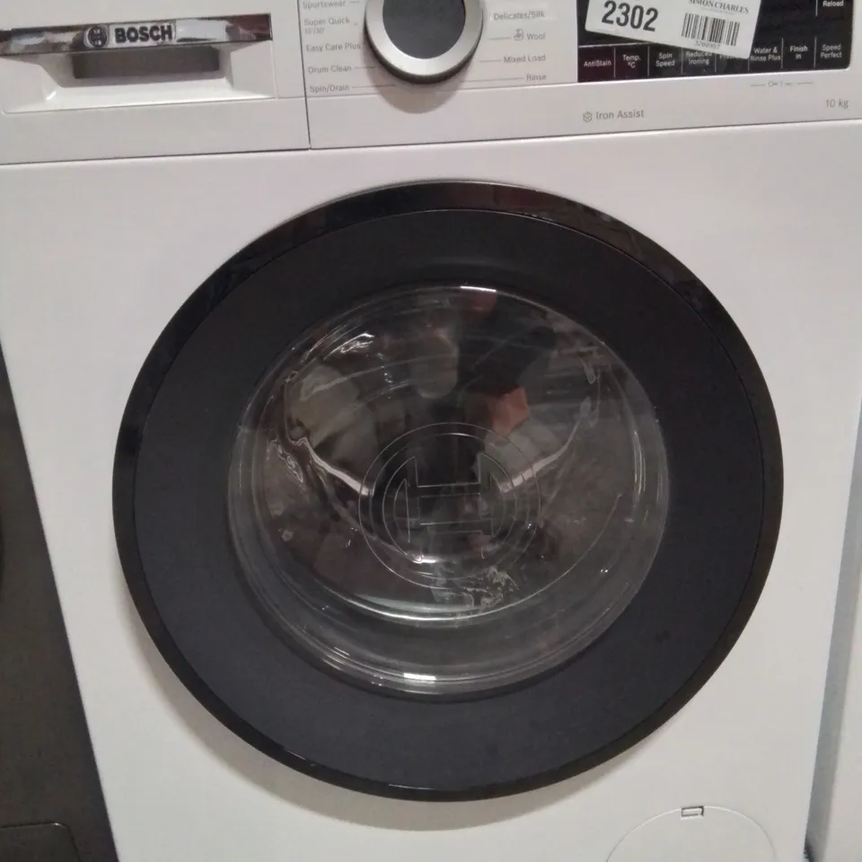 BOSCH SERIES 6 10KG IRON ASSIST WASHING MACHINE 