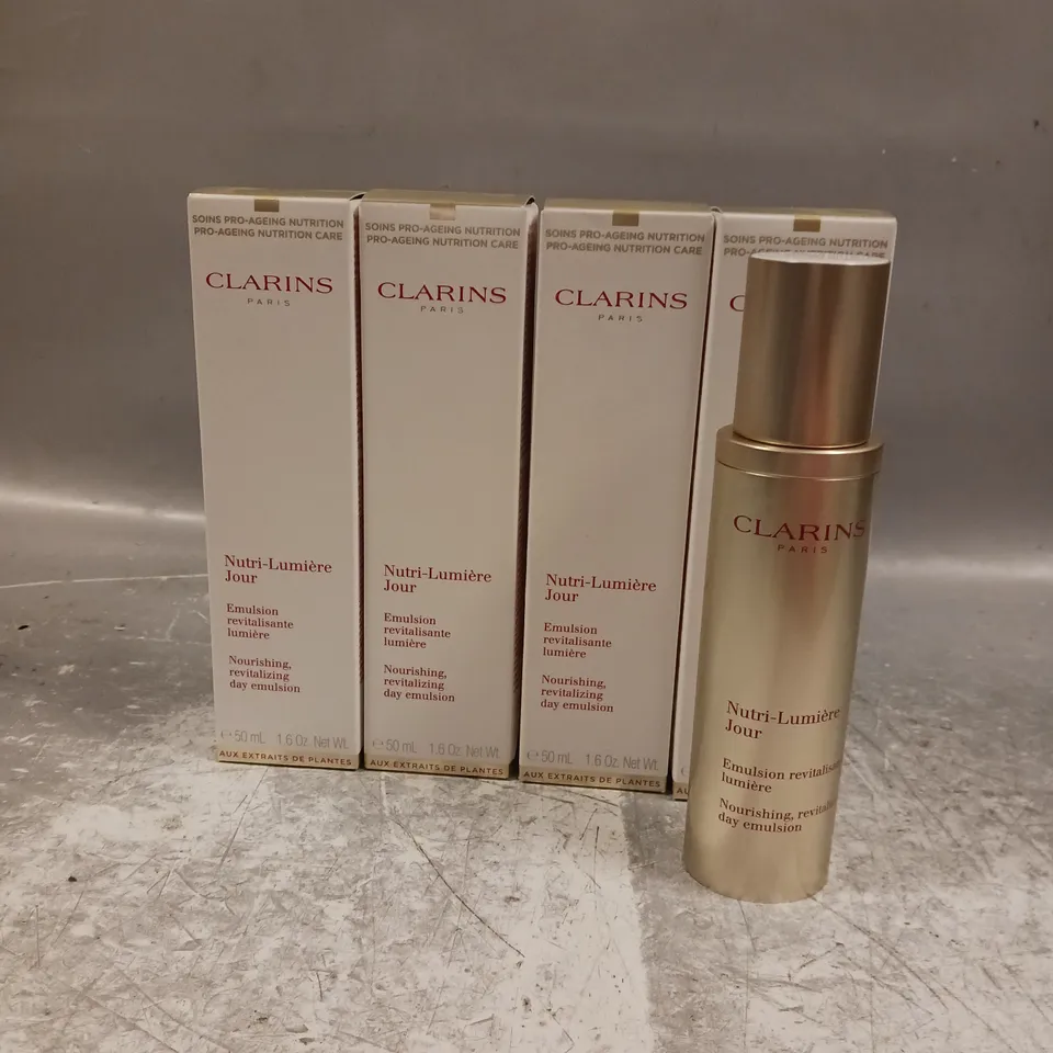 BOXED CLAIRINS X4 NOURISHING REVITALISING DAY EMULSION 50ML