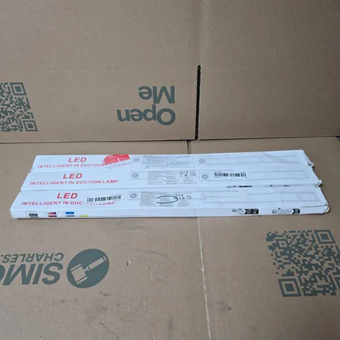 3 X ASSORTED LED INDUCTION LAMPS 50CM BOXED