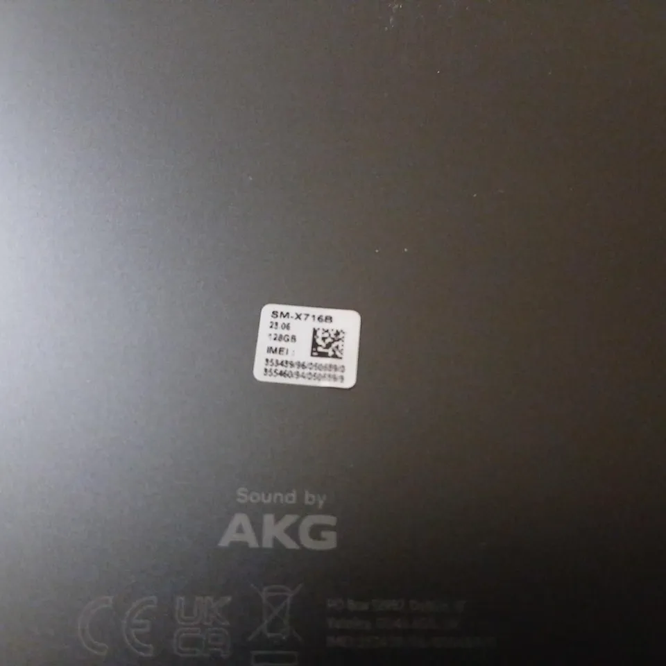SAMSUNG GALAXY TAB S9– BLACK, AKG SOUND BRANDING (SM-X716B)