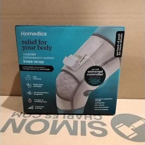 BOXED HOMEDICS MODULAR COMPRESSION SYSTEM KNEE WRAP