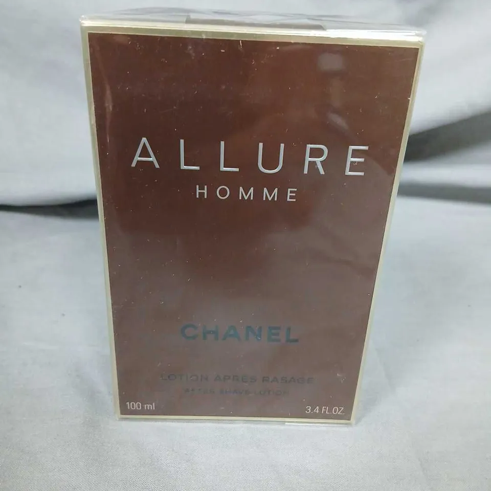 BOXED AND SEALED ALLURE HOMME CHANEL AFTER SHAVE LOTION 100ML