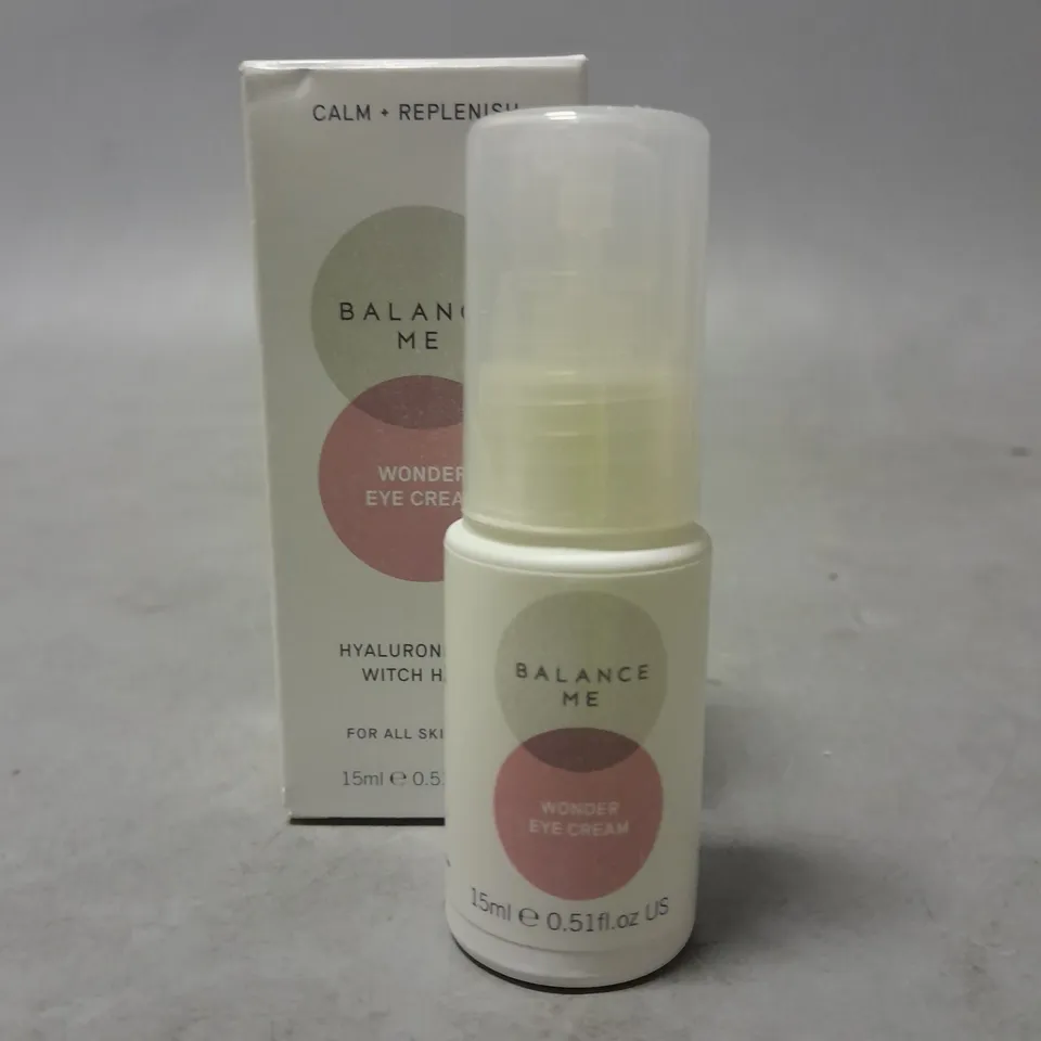 BALANCE ME CALM AND REPLENISH WONDER EYE CREAM 15ML