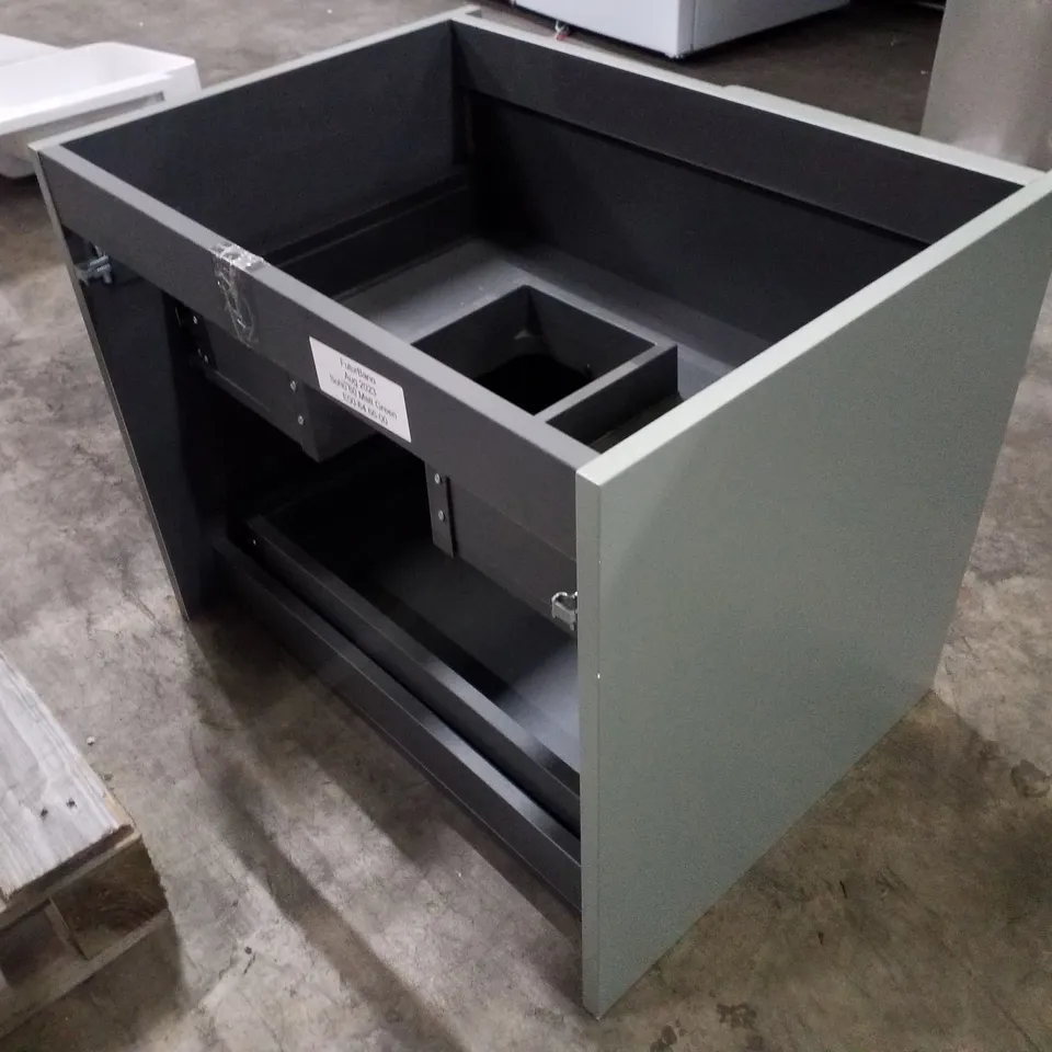 BRAND NEW FUTURBANO SOHO 60 MATT GREEN VANITY UNIT - 600×450×500MM