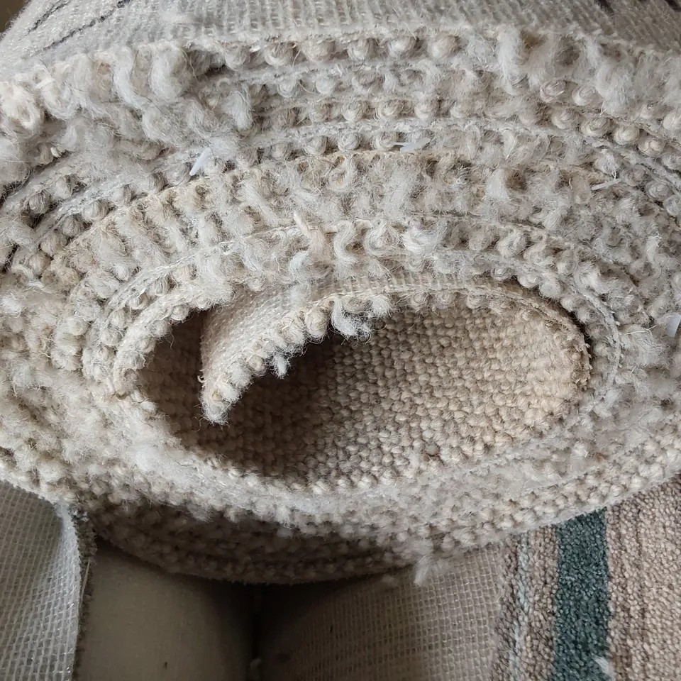 ROLL OF QUALITY BEIGE CARPET APPROXIMATELY 4M × 5.52M