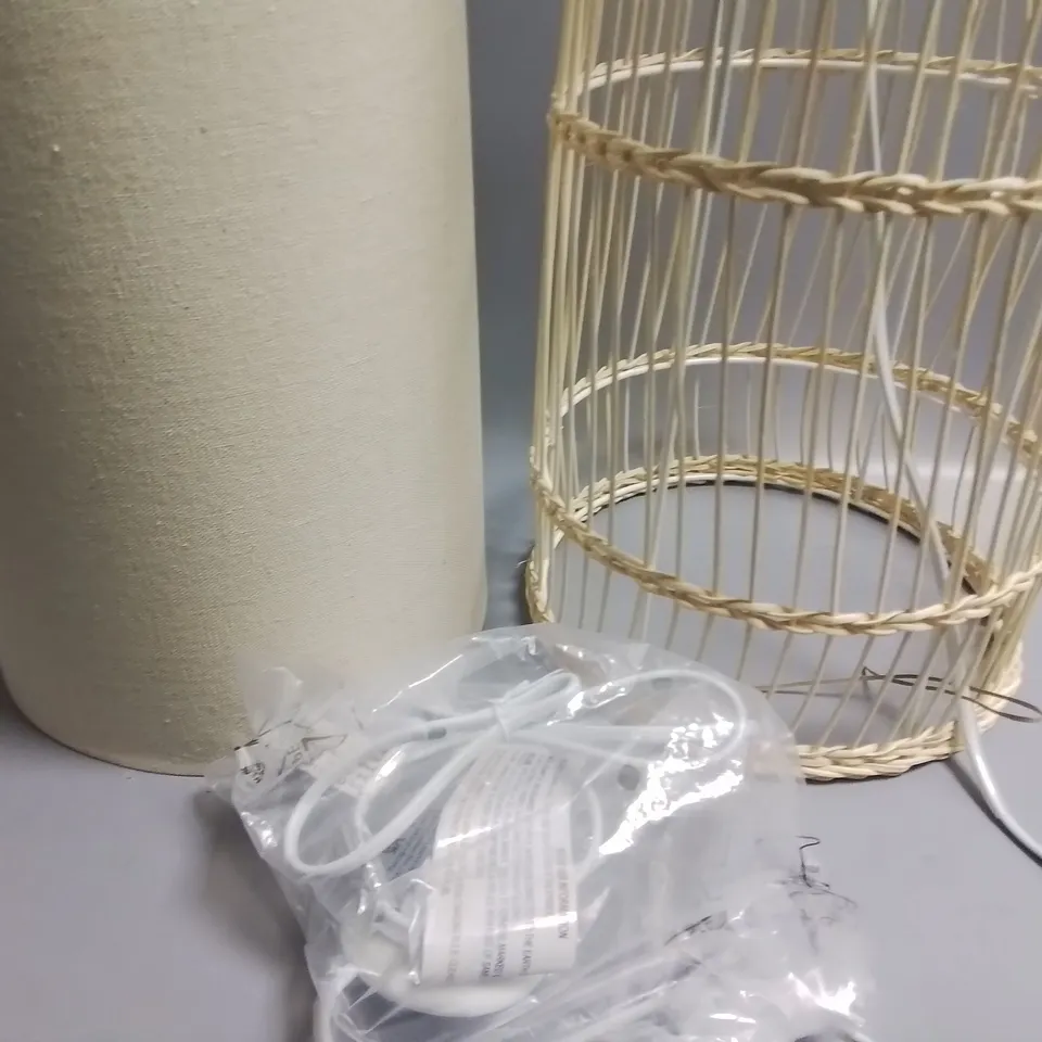 ALENI FLOOR LAMP IN NATURAL / COLLECTION ONLY