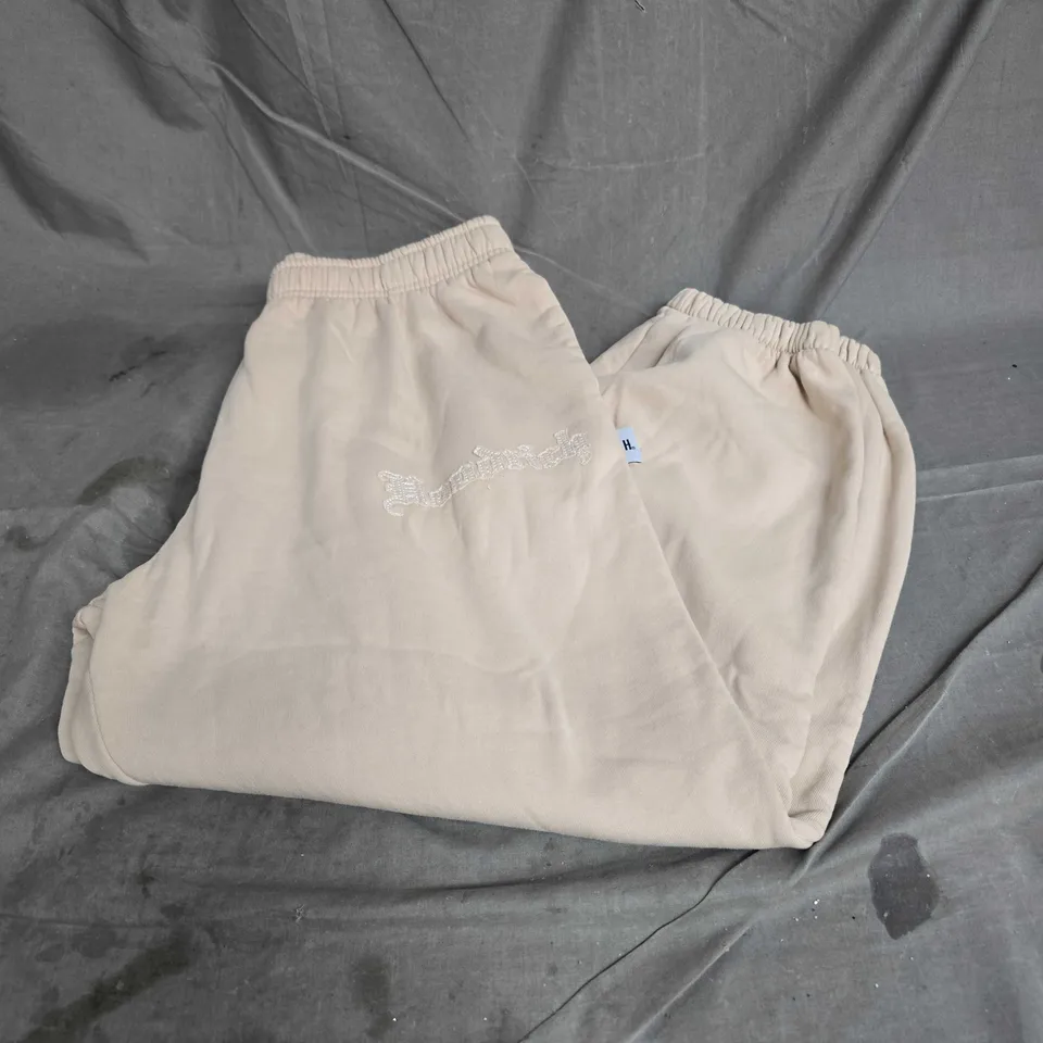 HOOD RICH JOGGERS IN BEIGE SIZE L