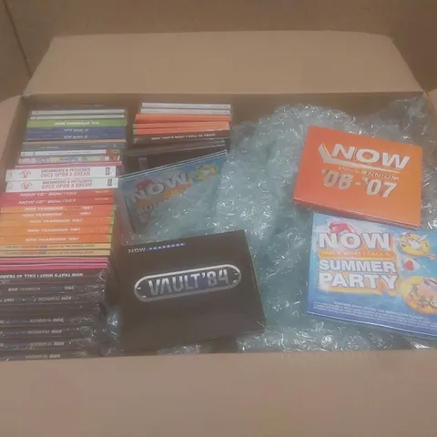 BOX OF APPROX 40 BRAND NEW MUSIC CDS TO INCLUDE;