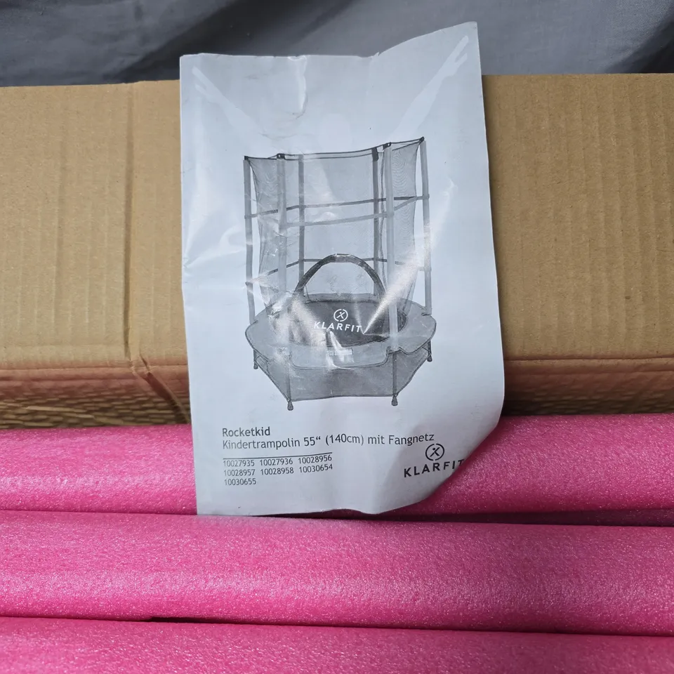KLARFIT ROCKETKID TRAMPOLINE 55 INCH
