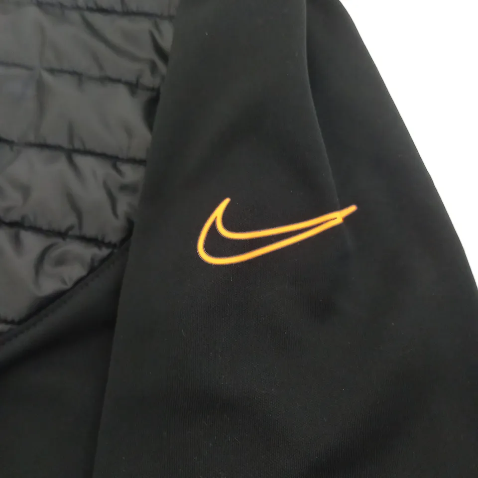 NIKE THERMA-FIT QUARTER ZIP JACKET IN BLACK - XL