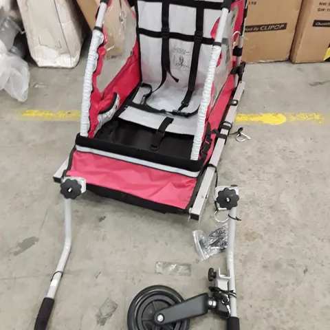 BRAND NEW HALFORDS SINGLE BIKE TRAILER FRAME & COVER