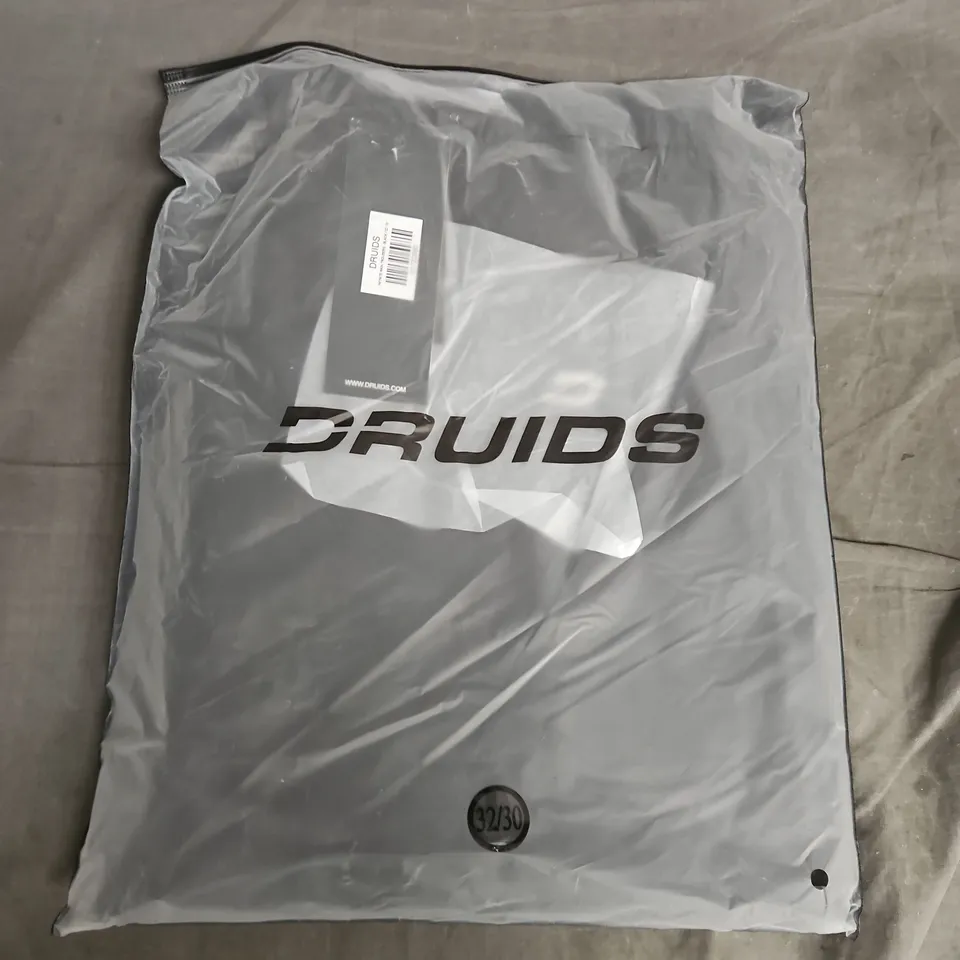 BAGGED DRUIDS INFINITE RAIN TROUSERS – BLACK, UK 32/30