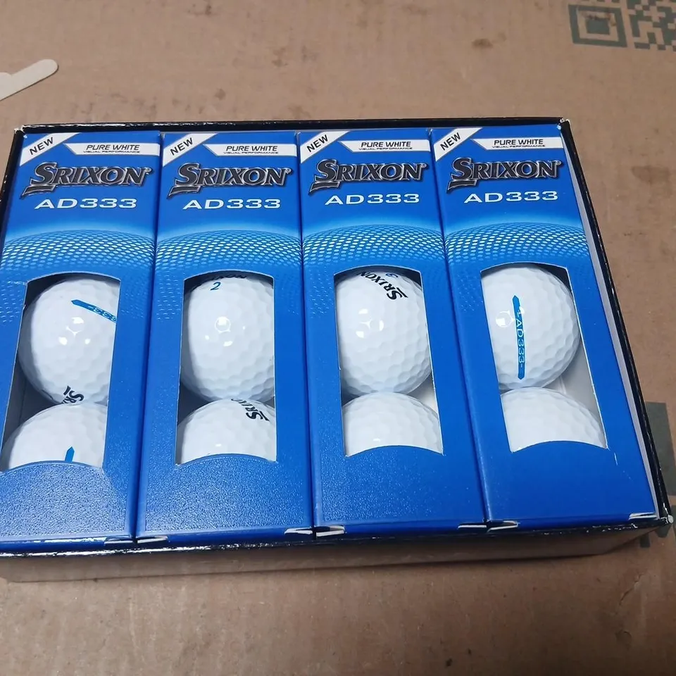 SRIXON AD333 GOLF BALLS – 4 PACKS OF THREE