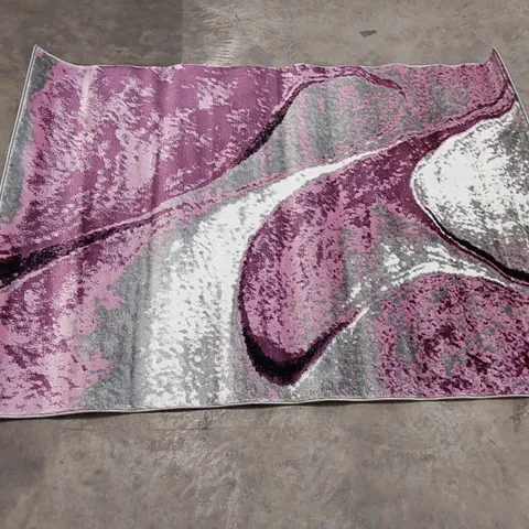 CEPEDA DHURRIE VIOLET/GREY RUG // 120 X 170CM