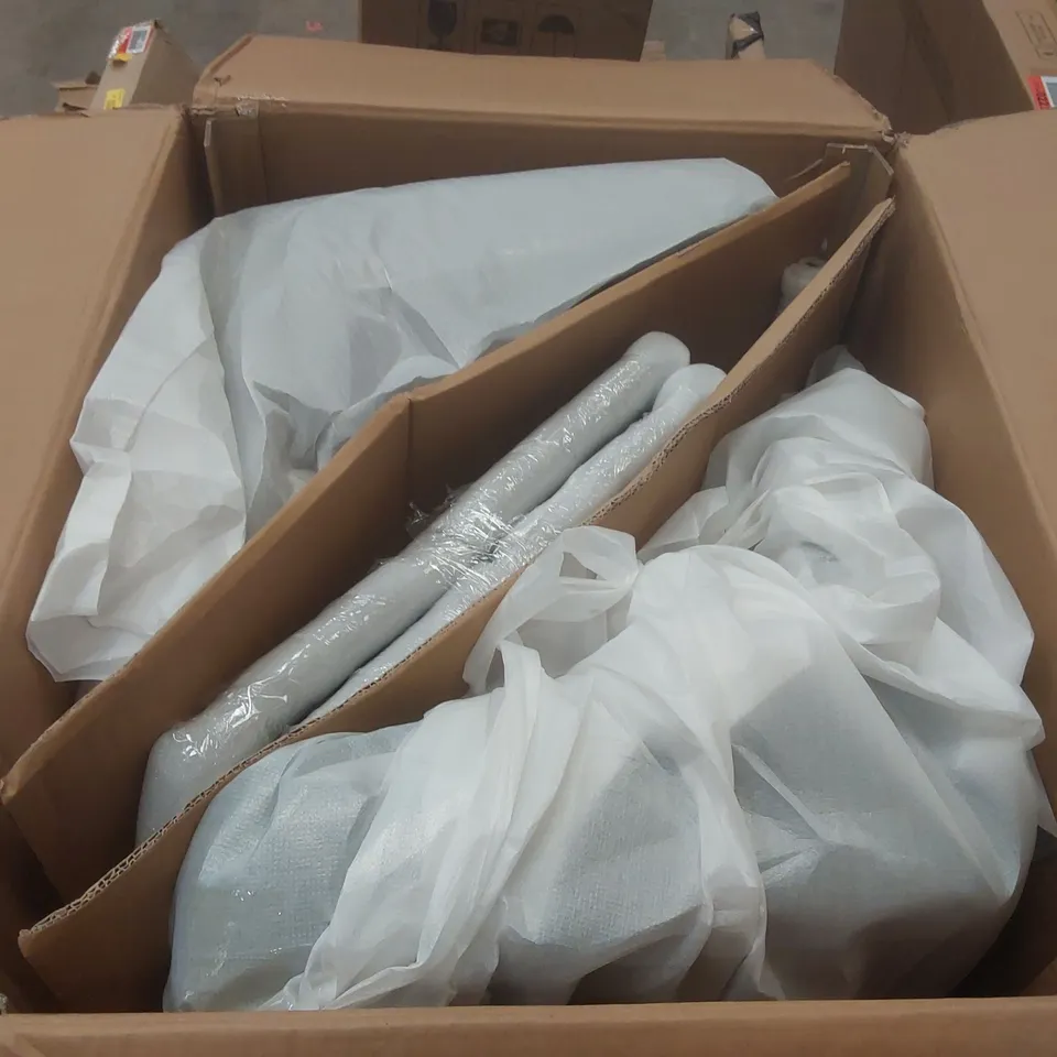 BOXED PAIR OF FAUX LEATHER UPHOLSTERED DINING CHAIRS IN GREEN