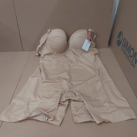 BOX CONTAINING APPROXIMATELY 15x BRAND NEW MAGISCULPT ALMOND BODYSUITS - SIZE 40D