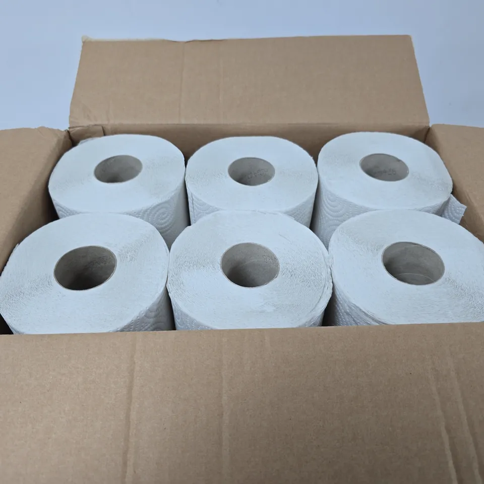 SIX ROLLS OF SERIOUS TISSUES TOILET PAPER