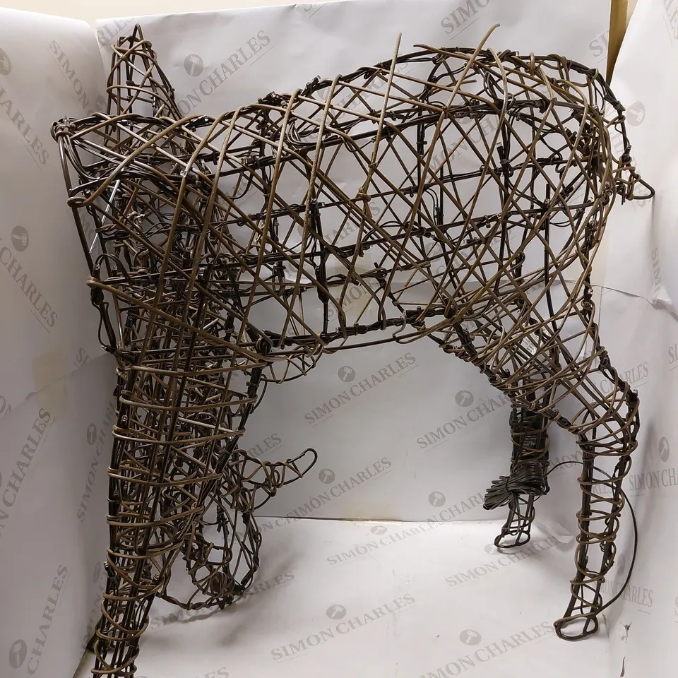 JOHN LEWIS BROWN GRAZING WARM WHITE LED REINDEER LIGHT 