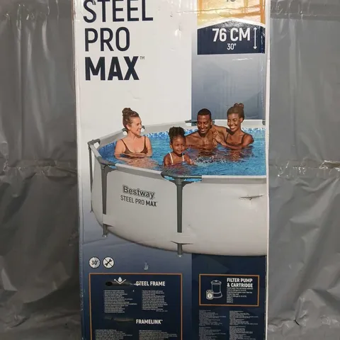 BOXED BESTWAY 10FT STEEL PRO MAX POOL - COLLECTION ONLY